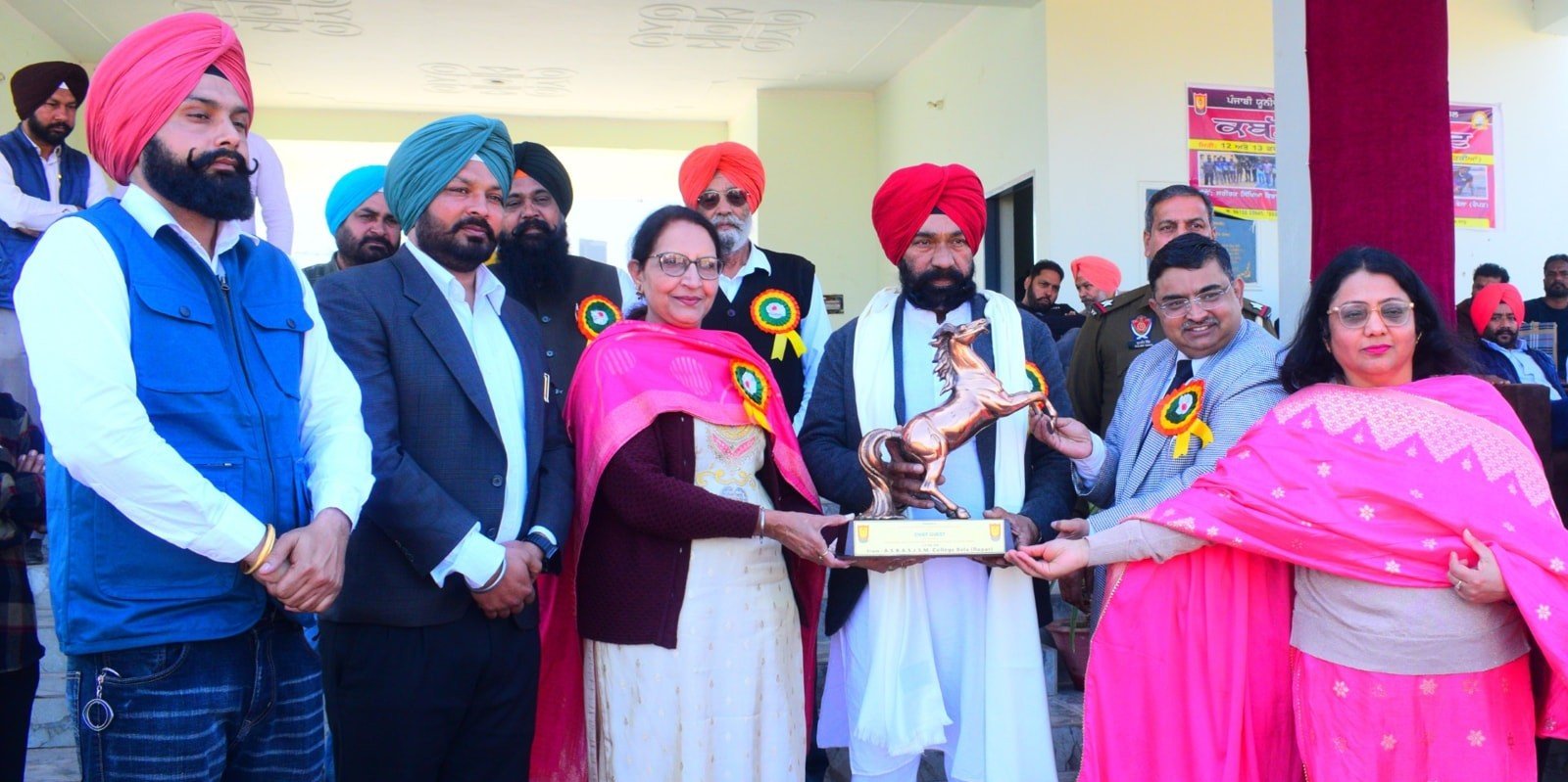 Kabaddi tournament started in Bela College - Inaugurated by MLA Dr Charanjit Singh